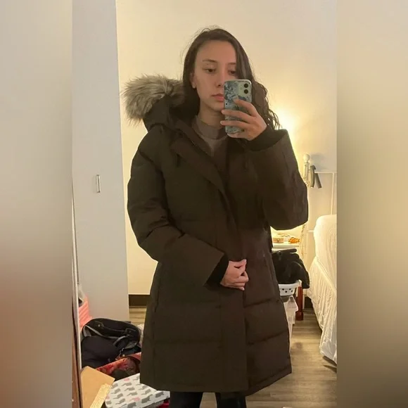 TNA Powder Parka Mid Dark Olive - Picture 5 of 9